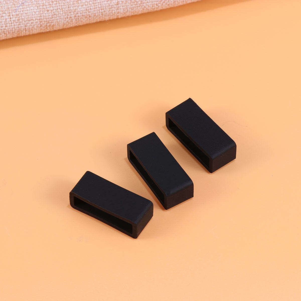 Silicone Band Replacement - 8Pcs 22Mm Black Silicone Watch Strap