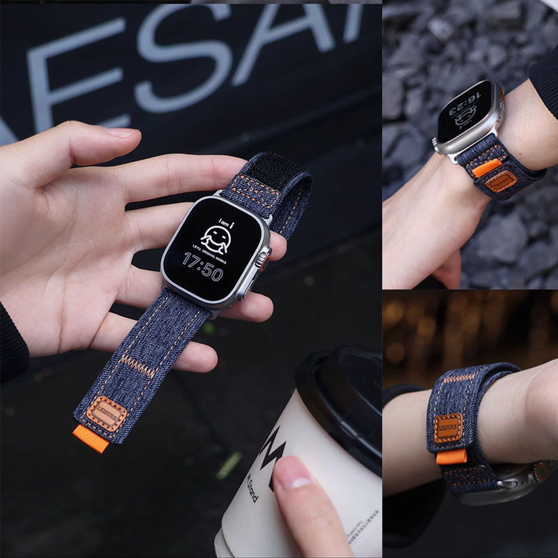 Apple Smartwatch Accessories - Canvas Nylon Strap for Apple Watch