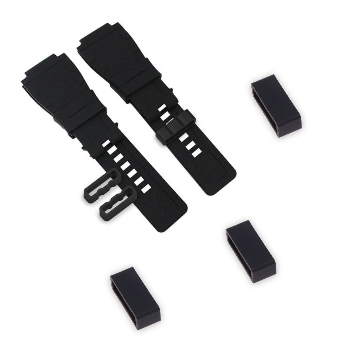 Silicone Band Replacement - 20mm 22mm Silicone Watch Strap Loop