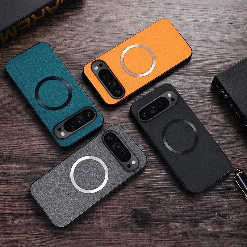 Google Pixel 9 - Premium Fabric Shockproof Phone Case For