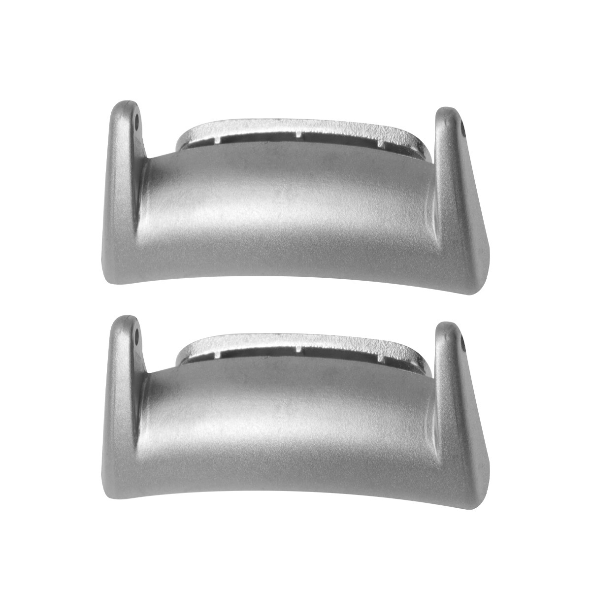 Silicone Band Replacement - 2Pcs Sleek Stainless Steel Watch Band