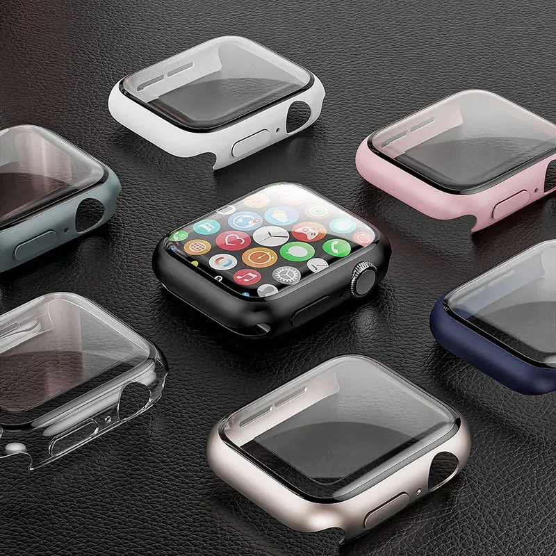 Tempered Glass+cover For Apple - đánh giá và giá Apple Smartwatch Accessories