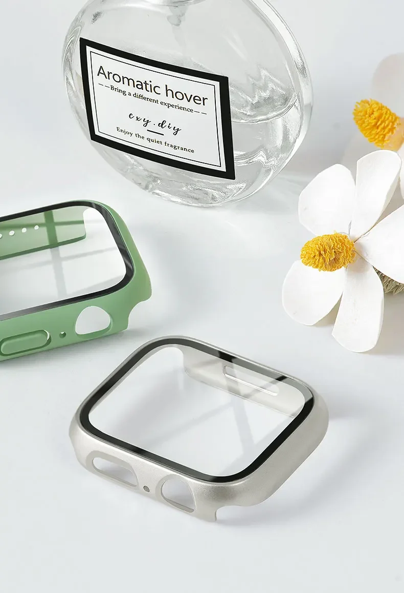 Tempered Glass+cover For Apple - đánh giá và giá Apple Smartwatch Accessories