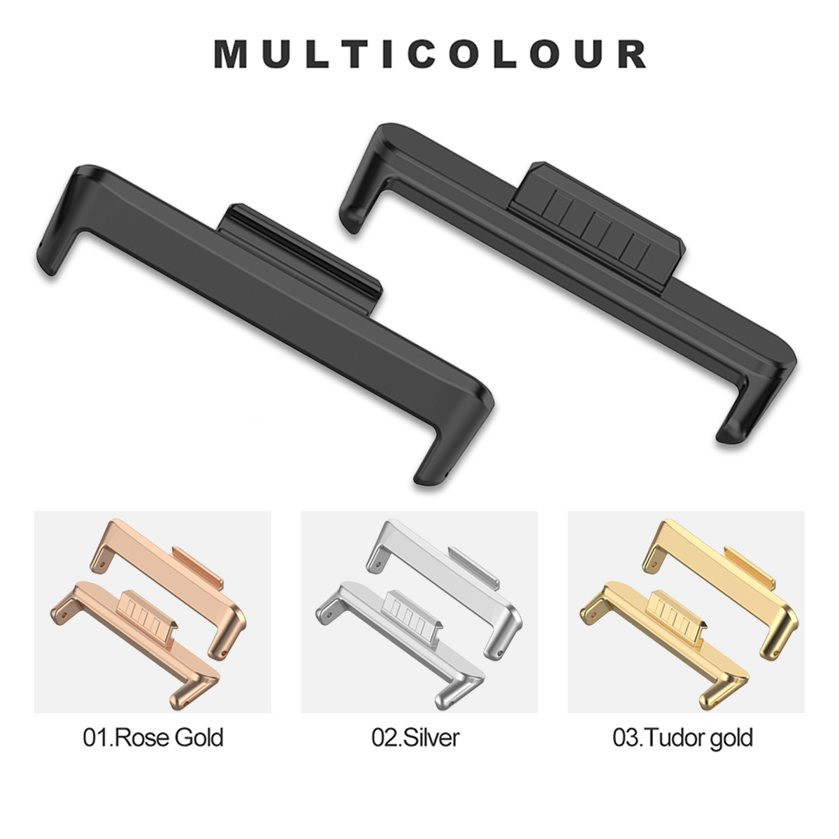 1Pair 12/14/18/20/22mm Metal C - đánh giá và giá Watch Band Connector