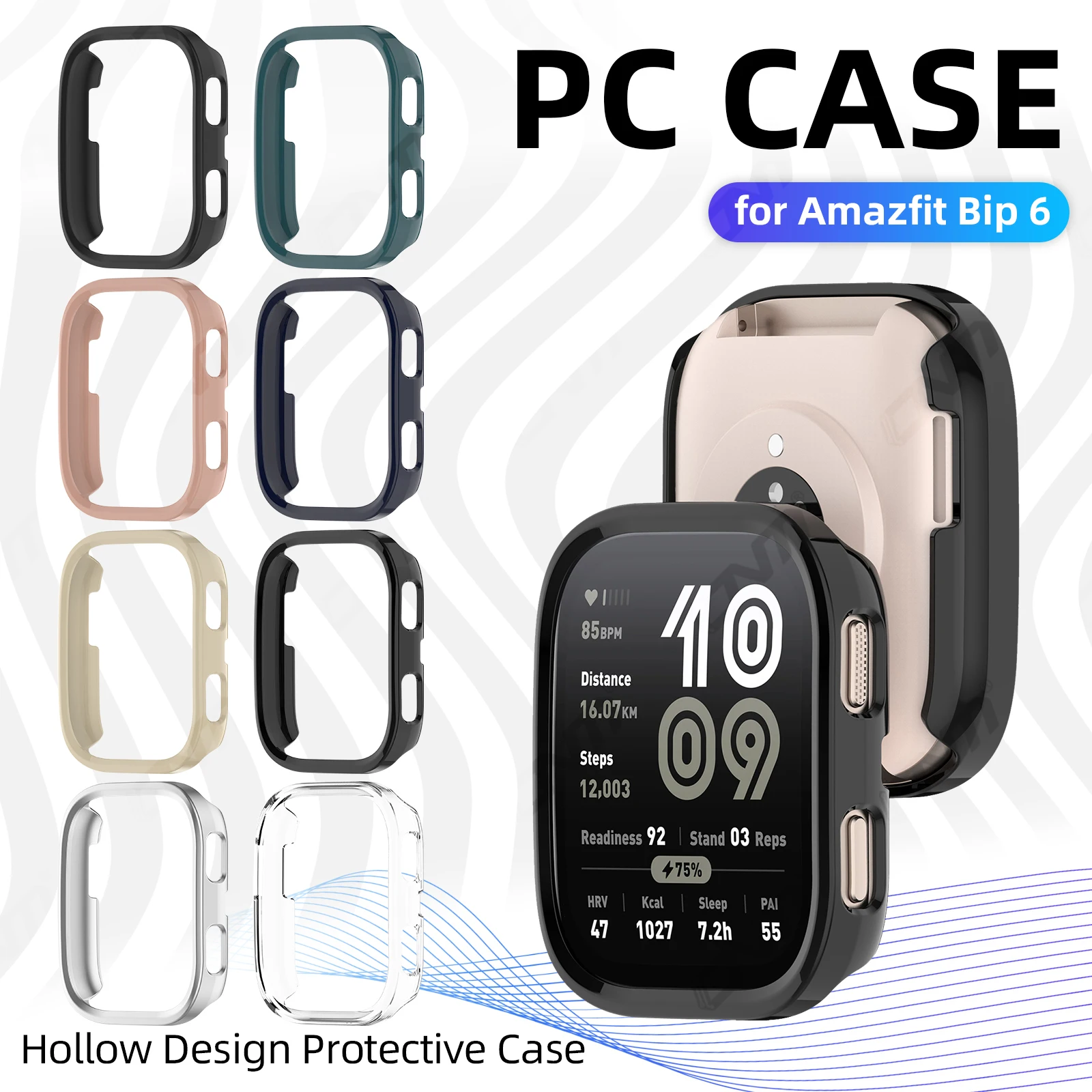 PC Hard Case for Amazfit BIP 6 - đánh giá và giá Amazfit Smartwatch Accessories