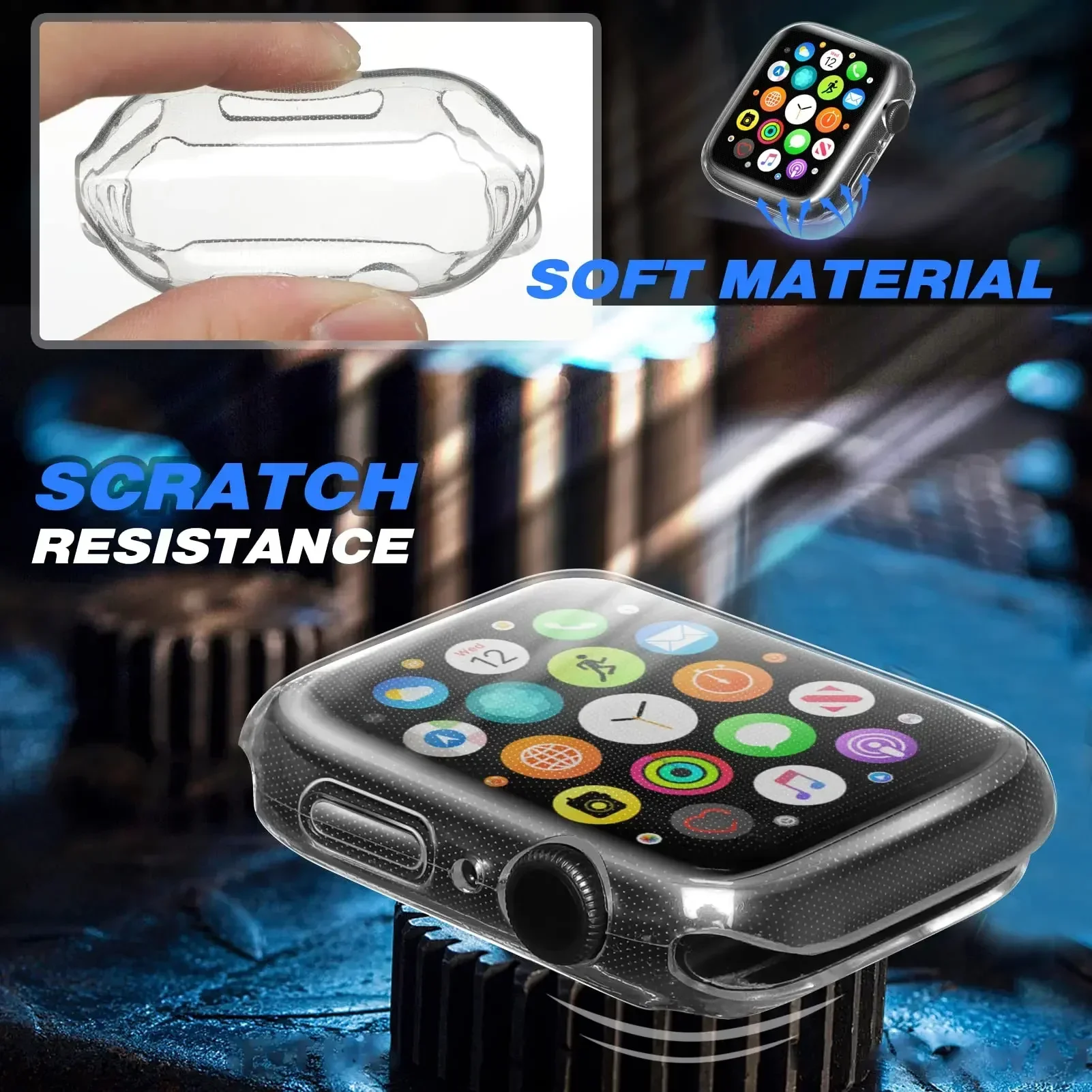 Cover For Apple Watch Case 44m - đánh giá và giá Apple Smartwatch Accessories