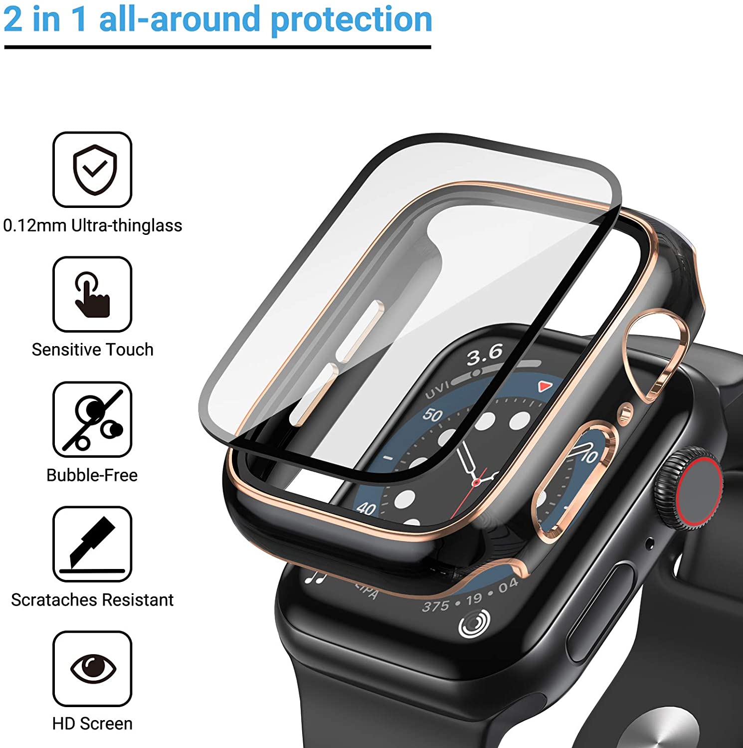 Kính Dành Cho Dây Đồng Hồ 44Mm - đánh giá và giá Apple Smartwatch Accessories