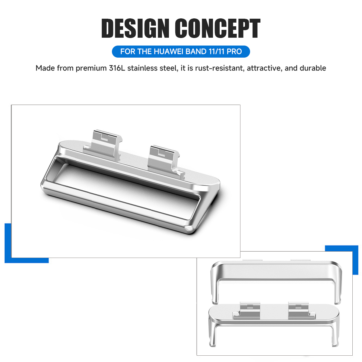 18mm 1Pc Adapter for Huawei Wa - đánh giá và giá Watch Band Connector