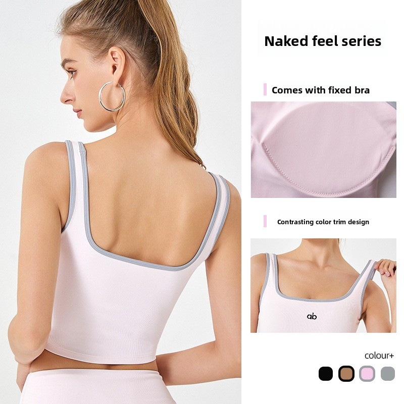 Women Summer Ribbed Yoga Tank  - đánh giá và giá Rugged Sport Strap