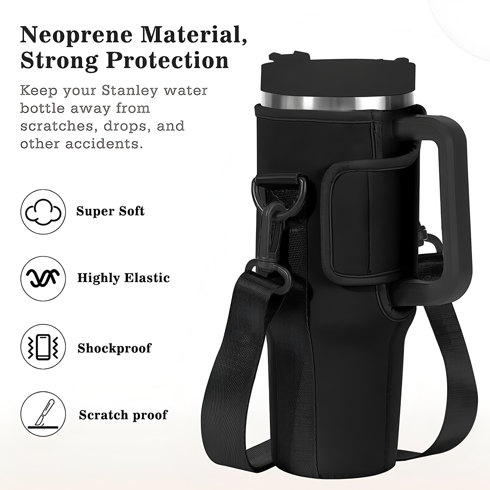 Large 40oz Insulated Leak Proo - đánh giá và giá Rugged Sport Strap