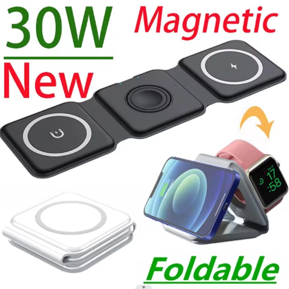 3 in 1 Portable Magnetic Wirel - đánh giá và giá Smartwatch Ac