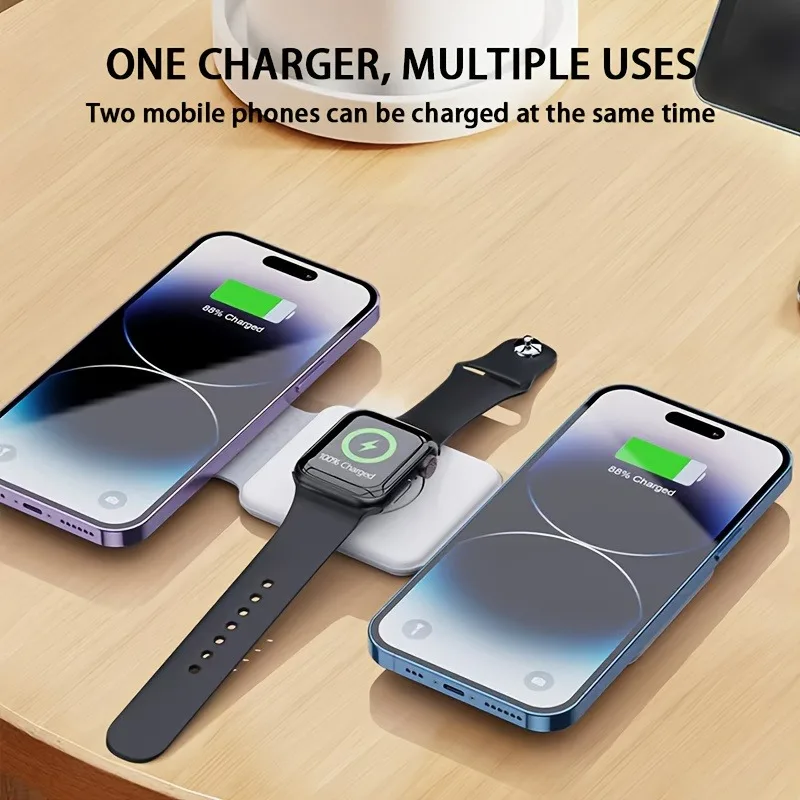 3 in 1 Portable Magnetic Wirel - đánh giá và giá Smartwatch Ac